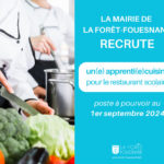 <Strong>La mairie recrute : un(e) apprenti cuisine</strong>