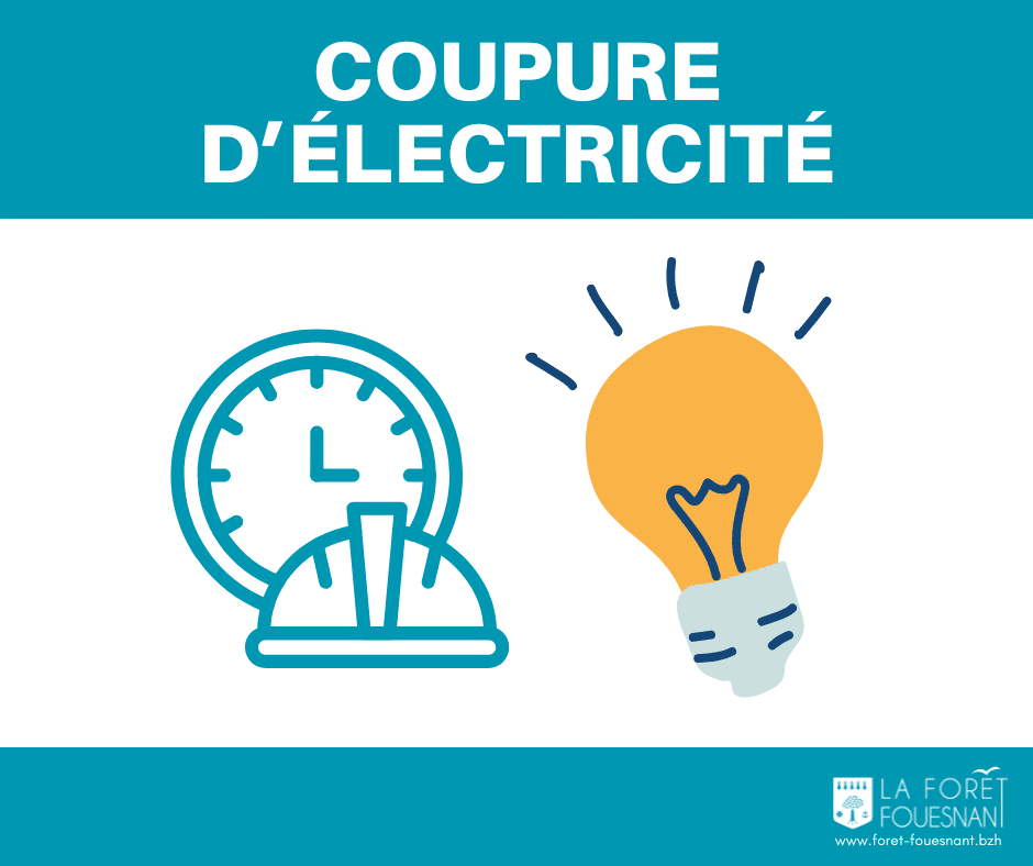 Coupure d&rsquo;électricité Mercredi 22 avril 2026