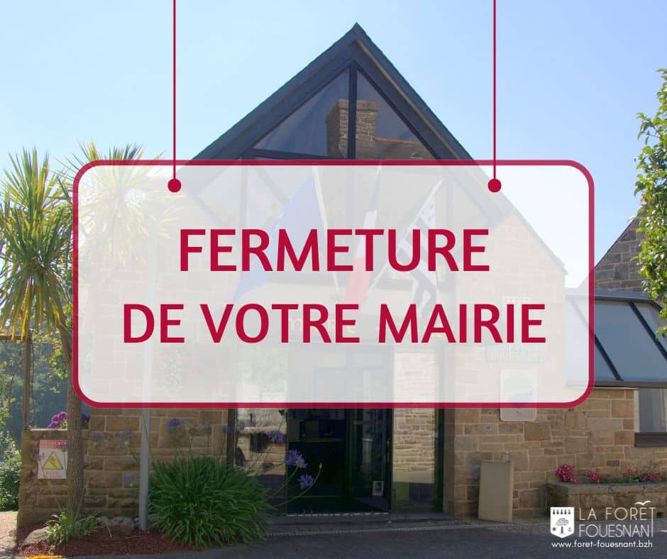 Mairie – Fermeture Pentecôte