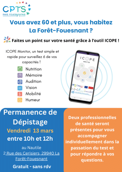 Permanence Dépistage + de 60 ans