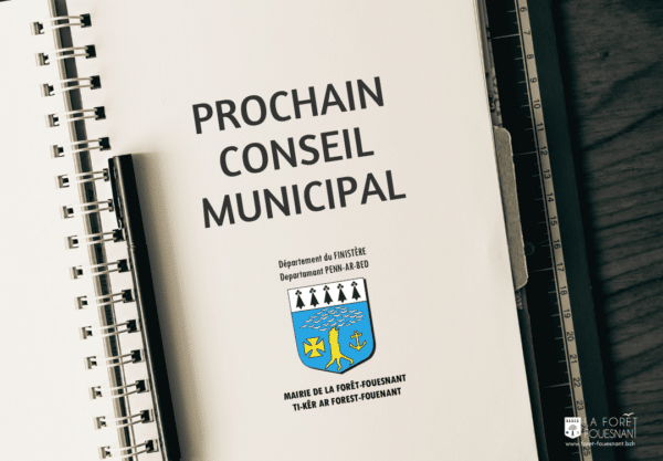 Prochain conseil municipal – VENDREDI 27 MARS 2026