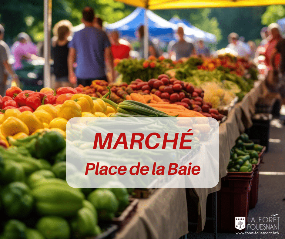MARCHÉ DU DIMANCHE – PLACE DE LA BAIE