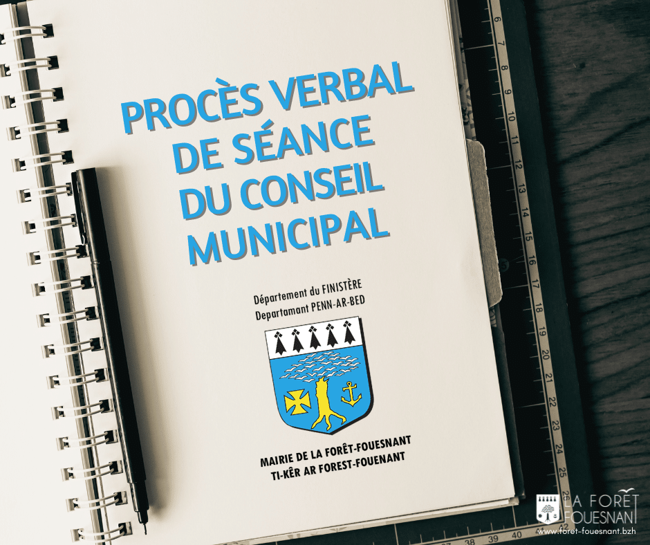 Procès verbal de séance du Conseil municipal du 23 avril 2026