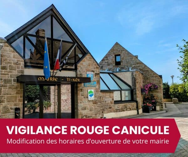Épisode de canicule : adaptation exceptionnelle des services communaux