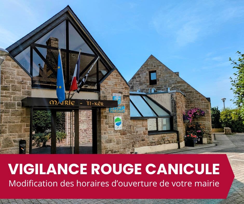 Épisode de canicule : adaptation exceptionnelle des services communaux
