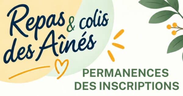 Repas des aînés 2026 : permanences des inscriptions